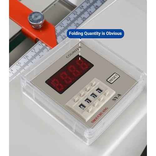 Automatic Paper Folding Machine,4 Folding Plates,12 Fold Types: Z-Fold,Half-fold,Letter Fold,Cross Fold,Baron Fold,Right-Angle Fold,Double Parallel Fold etc. (4 Folding Plates)