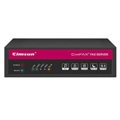 CimFAX High-Speed Fax Server for 100 Users - Auto Save to PDF, Remote Send & Receive