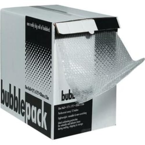 Aviditi 100ft Clear Bubble Dispenser Pack for Packaging & Shipping