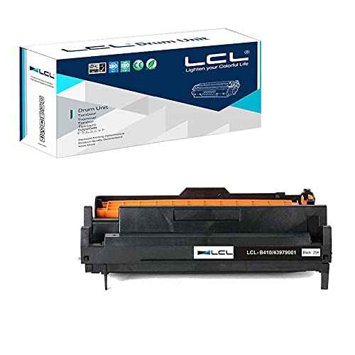 LCL Compatible Drum Unit Replacement for OKI B410 43979001 B410d B410dn B420 B420d B420dn B430 B430d B430dn B440 B440d B440dn B460 MB460 MB460-MFP B470 MB470 MB470-MFP B480 Printer (1-Pack Black)