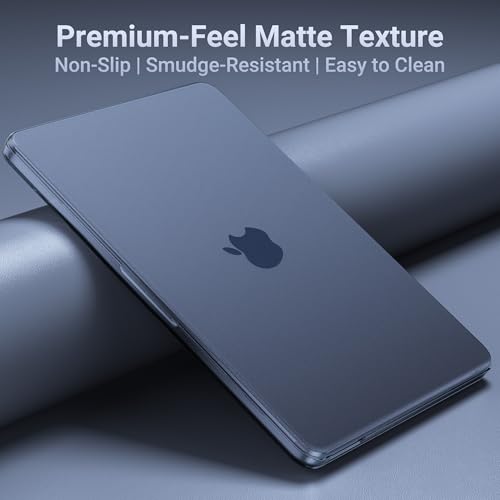 MOSISO Indigo Clear Compatible with MacBook Neo 13-inch A3404 Case with A18 Pro Chip