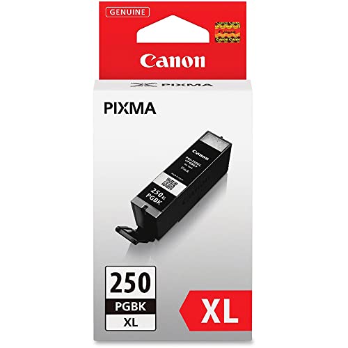 Canon PGI-250XL Genuine Pigment Black Ink Tank, Compatible with MG6320, IP7220 & MG5420, MX922, MG5520, MG6420, MG7120, iX6820, iP8720, MG7520, MG6620, and MG5620 Printers