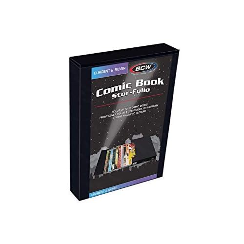 BCW Comic Book Stor-Folio ? 2 Pack | Comic Book Travel Case for Current & Silver Age | Magnetic Comic Folio Carrier