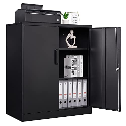 Metal Storage Cabinets with Lock, Small Locker Steel Cabinets,