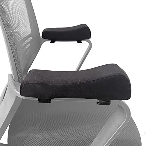 Jienyuce Easy-You Office Chair Armrest Covers – Set of 2, Soft Non-Slip Armrest Paddings
