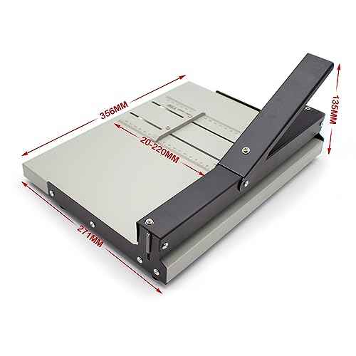 Manual Paper Creaser Creasing Machine, Manual Folding Machine Paper Grater for Slit Length 351MM Y350