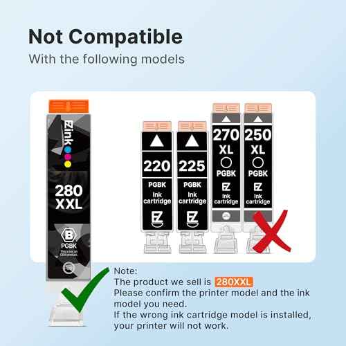 15 Pack 280 281 XXL Ink Cartridges Replacement for 280 Ink Canon 281 Ink Cartridges PGI-280XXL CLI-281XXL to use with Canon TS9521C TR8620a TR8622a TR7520 TR8620 TR8520 TR8600 TR7520 TS702a TS9520
