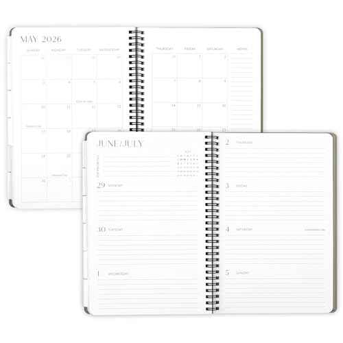 Aesthetic 2025-2026 Academic Planner - A Beautiful 7" x 10" Daily Planner for Women or Men with Weekly & Monthly Spreads For The 25-26 School Year - Runs From July 2025 - June 2026