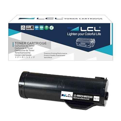 LCL Remanufactured Toner Cartridge Replacement for Xerox 106R02736 106R02738 3655 14400 Pages WorkCentre 3655 3655i 3655I/X 3655S (1-Pack Black)