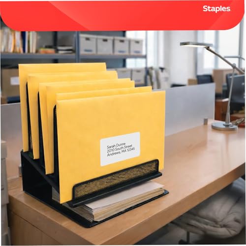 Staples 9x12 Kraft Clasp Envelopes Brown Manila 250 Pack - Secure Closure, Bulk Office Supplies