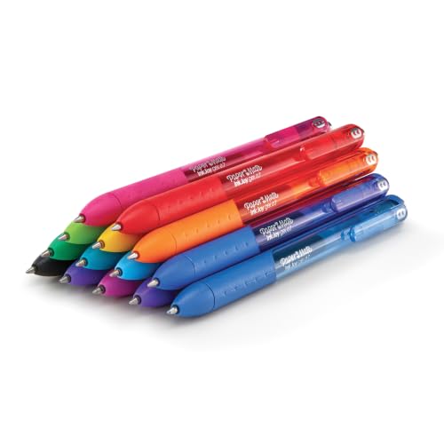Paper Mate InkJoy Gel Pen Set 10 Assorted Colors Medium Point 0.7mm No-Smear Fast-Drying