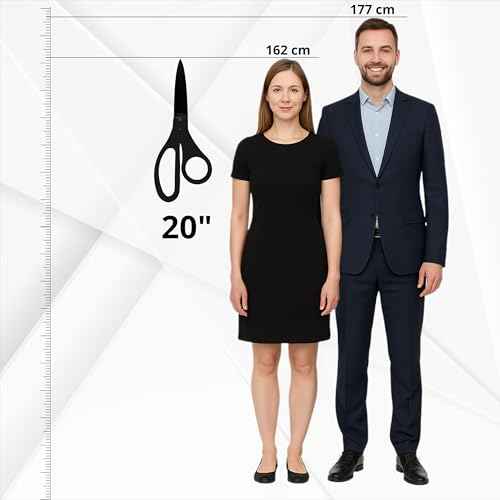 20 Inch Gold Ceremonial Ribbon Cutting Scissors ? Giant Shears Prop Big Scissors for Tape Cutting Ceremony Gold Large Shears Ribbon Trimming for Special Events Inaugurations and Ceremonies