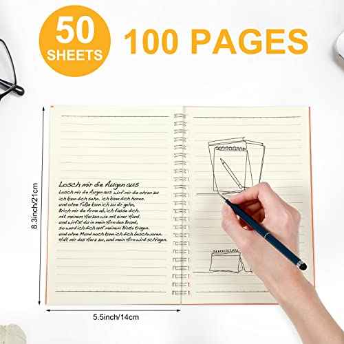 Pasimy 30 Pcs Bulk Spiral Notebook, College Ruled Spiral Bound Notebooks Journals 8.3 x 5.5 Inch, 15 Pastel Color Journals School A5 Writing