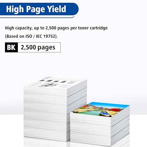 Compatible Toner Cartridge for Canon 071H 071 Toner Cartridge£¨2500 Pages, Compatible to Imageclass LBP122dw MF272dw/MF273dw/MF275dw LBP122dw Laser Printer (High Yield Black, 1 Pack)