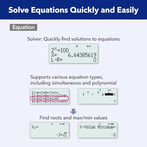 Casio FX-115ESPLSB-WA-IT Scientific Calculator with Natural Textbook Display