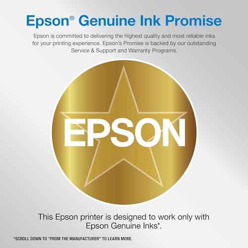 Epson Workforce Pro WF-7840 Wireless All-in-One Wide-Format Printer with Auto 2-Sided Print up to 13" x 19", Copy, Scan and Fax, 50-Page ADF, 500-sheet Paper Capacity, 4.3" Screen,Black