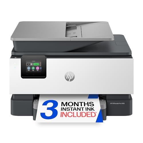 HP OfficeJet Pro 9125 Wireless All-in-One Color Inkjet Printer for Office