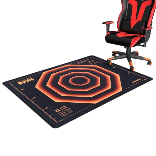 Non-Slip Floor Chair Mat 51"¡¿63" A.T. Field for Neon Genesis Evangelion Inspired Design