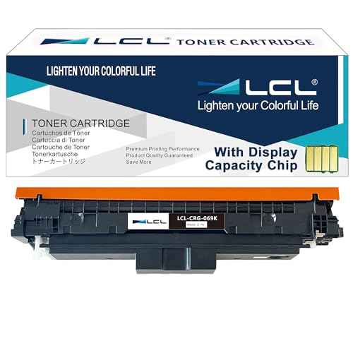 LCL 069 Black Toner Cartridge Replacement for Canon 069 069h for Canon imageCLASS MF750C MF751Cdw MF752Cdw MF753Cdw MF754Cdw MF755CDW MF756Cx LBP673Cdw LBP674Cdw LBP674Cx Printers (1-Pack)