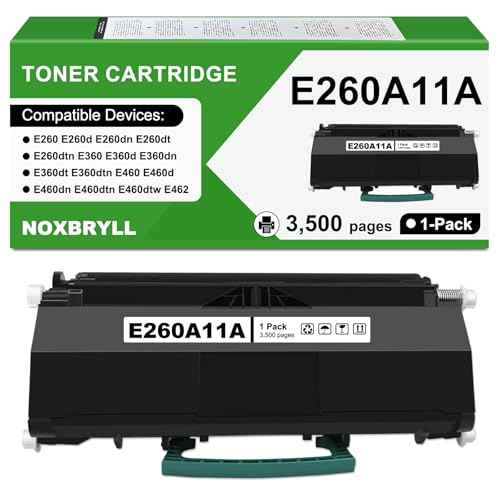 Remanufactured E260A11A Toner Cartridge Compatible for Lexmark E260A11A E260 E260d E260dn E260dt E260dtn E360 E360d E360dn E360dt E360dtn E460 E460d E460dn E460dtn E460dtw E460dw E462 E462dtn Printers