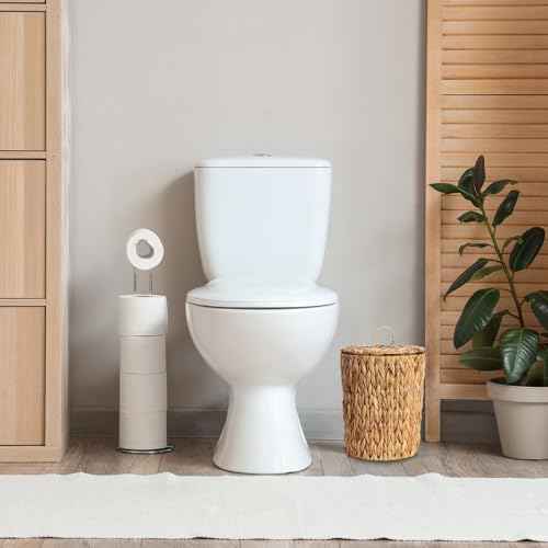 2 Gallon Wicker Trash Can with Lid - Bathroom Garbage Can with Removable Liner Bucket - Boho Hand Woven Water Hyacinth Wicker Waste Basket for Bedroom, Living Room, Home, Office