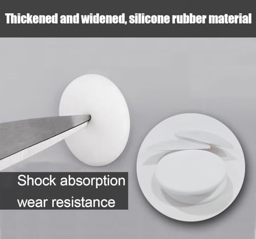 Door Stoppers Wall Potector for Door Knob Silicone Door 2" 6PCS
