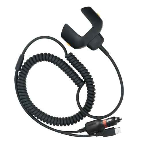2-in-1 USB Vehicle Quick Charger Cable for Zebra TC77 TC70 TC72 TC75 Mobile Computer - Car Quick Charger Cable Compatible with Zebra TC7X Android PDA Charger Accessories - Replaces CHG-TC7X-CLA1-01