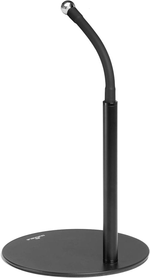Durable Twist Tablet & Smartphone Table or Floor Stand - Gooseneck 360 Degrees Swivel Mount with Adjustable Height - Compatible with iPhone, Android, iPad, Tablet - Black Tablet & Smartphone Holder