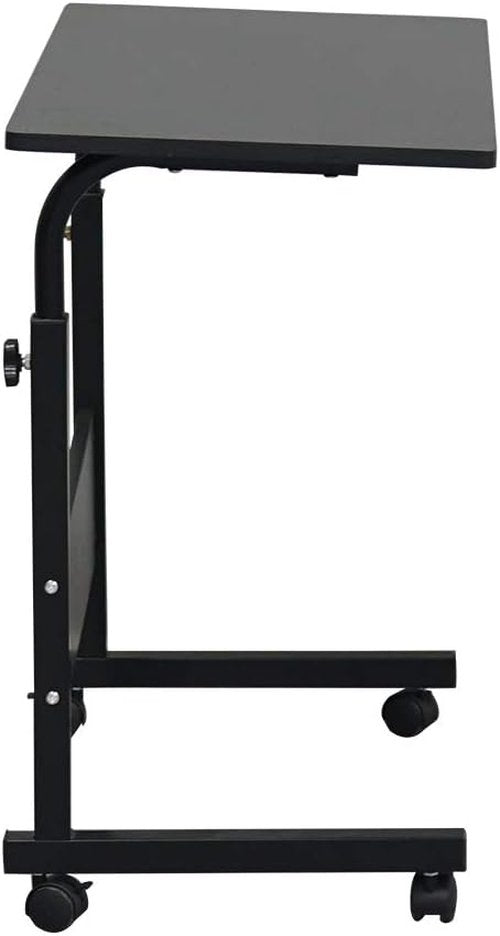 Skiennix Adjustable Height Mobile Computer Desk - Portable Rolling Laptop Stand Cart | Compact Design