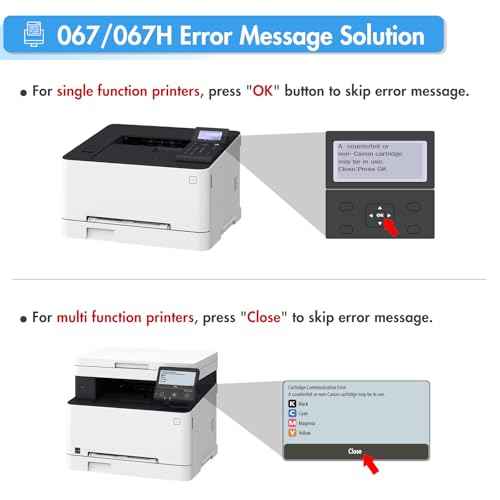 TRUE IMAGE Compatible 067 Black Toner Cartridge Replacement for Canon 067 067H Work for Canon Color ImageCLASS MF653Cdw MF654Cdw MF656Cdw, LBP632Cdw LBP633Cdw Printer (Black, 1-Pack)