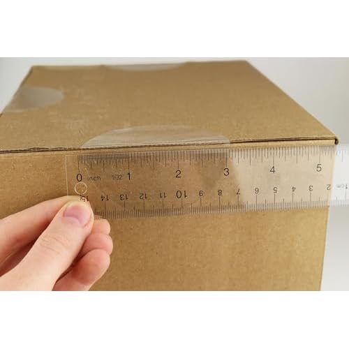 ChromaLabel 3 Inch Sealing Stickers, Library Supply Envelope Seal Sticker, Clear Mailing Seals - 1000 Clear Round Stickers per Roll, Non-Perforated Sticker