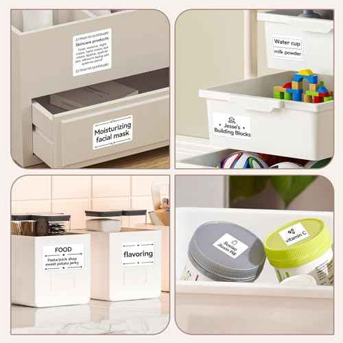 NIIMBOT 2 Rolls Labels for B1 B21 B3S K3, Thermal Printer Labels 2" x 3.15"£¨50x80mm, Thermal Label for Logo/Jar Label/Barcode/Address Label/Stickers