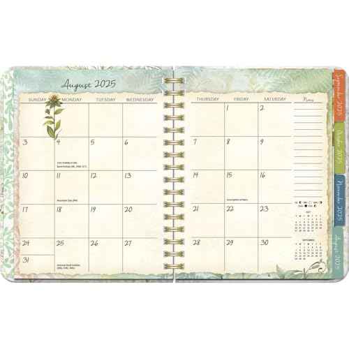 Lang Companies, Field Guide Deluxe 2026 Planner, 8.25'' X 9.5'', Weekly Calendar with Stapled Binding