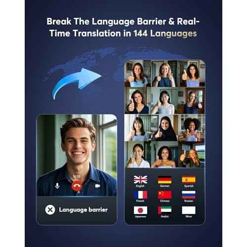 AI Translation Earbuds Real Time,144 Languages Accents Translator 36H Playtime 3-in-1 translation earphones 4 ANC Mic for Audifonos Traductores Ingl?s Espa?ol, Bluetooth 5.4 Earphones iOS & Android