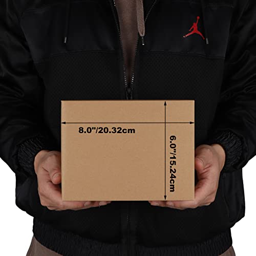 Edenseelake 40 Pack 8x6x6 Inch Corrugated Cardboard Shipping Boxes for Packing & Moving