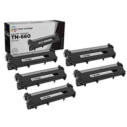 LD Products Compatible Toner Cartridge TN660 Replacement for Brother TN660 TN-660 TN 660 TN630 High Yield use in HL-L2380DW HL-L2300D DCP-L2540DW L2540DW MFC-L2700DW MFC-L2685DW MFCL2700DW (Black,