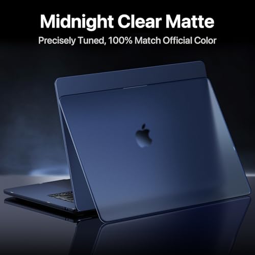 Soonjet Midnight Clear MacBook Air 15-inch Case 2023-2026 | Invisible Armor