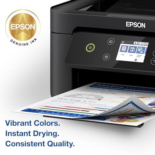 EPSON 212 Claria Ink Standard Capacity Black & Color Cartridge Combo Pack (T212120-BCS) Works with WorkForce WF-2830, WF-2850, Expression XP-4100, XP-4105
