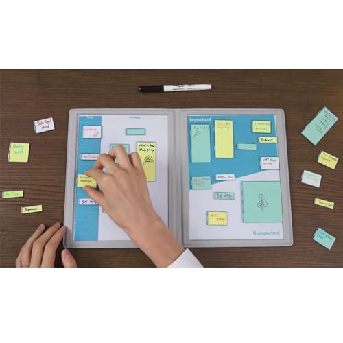 Bravestorming Mover Erase Combo, Magnetic Dry Erase Memo Brick for Idea Visualization & Learning, School, Parenting, Office Projects and Presentations (Green)