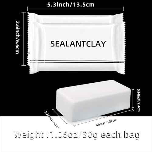 10-Pack Premium Waterproof Wall Repair Sealing Clay Duct Seal Ideal for Wall Hole Repair, Air Conditioning and Drainage Pipes Quick and Easy Solution