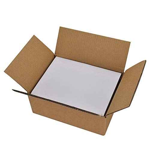 RBHK 8.5 x 5.5 Inches Half Sheet Self Adhesive Shipping Address Labels for Laser and Inkjet Printer, Rounded Corner, 1000 Labels