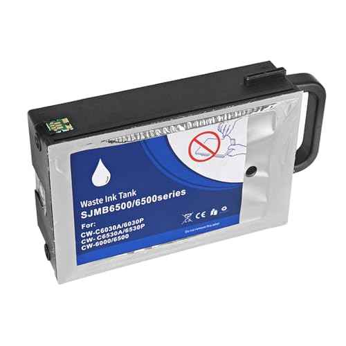 SJMB6500 Maintenance Box Ink Collection Tank Compatible with ColorWorks CW-C6000A CW-C6000P CW-6030A CW-6030P CW-C6500A CW-C6500P (2-Pack)