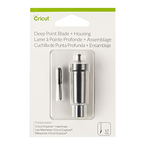 Cricut Deep-Point Blade + Housing for Thick Materials Cutting - Includes Blade & Housing