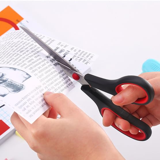 Aksiko 7.5 Inch Multipurpose Scissors Pack of 2 for Office, School, Crafts & Home