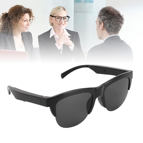 Translator Smart Glasses, Languages Translation Device, Real Time Translation Device for 137 Languages TR90 PC BT with Built in Mic Speaker for Travel Learning