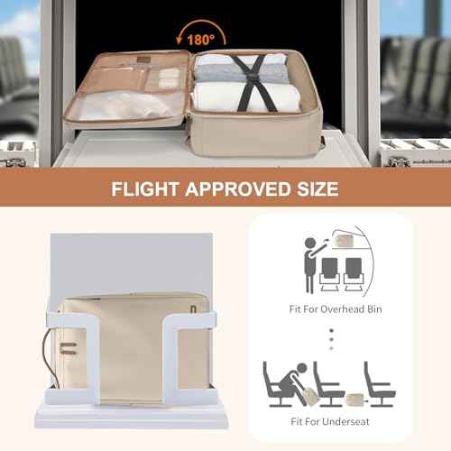 Stylish Laptop Backpack for Women Airline Approved Perfect for Work College and Travel Multi-Functional Casual Daypack Fits 17.3 Inch Notebook (Apricot)
