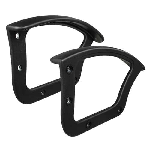 Veemoon 2pcs Office Chair Armrest Rings Plastic Replacement for Desk Gaming Chairs Fit Arm Rest Accessories for Office Workers