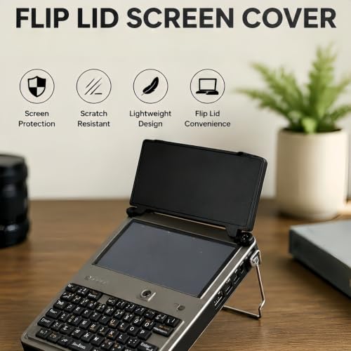 Flip Lid Screen Cover for ClockworkPi uConsole - Full Screen Protection
