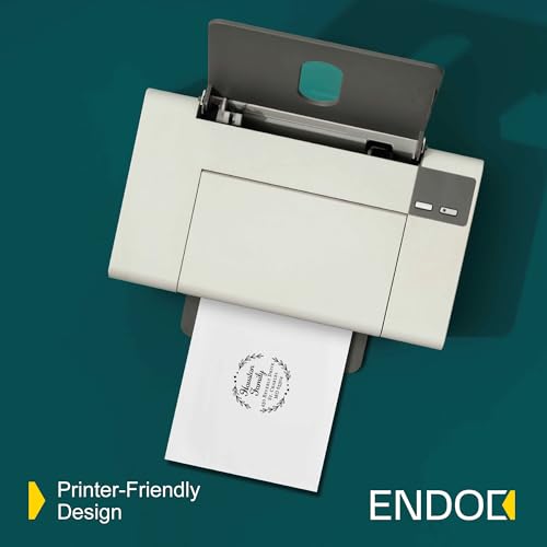 EnDoc Peel & Seal #9 Envelopes 80 Pack - White Business Mailing Envelopes