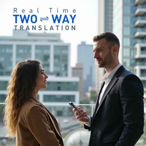 Bisofice Portable Language Translator Device with 138 Languages Voice Translating 17 Offline Translation Simultaneous Interpretation Support Voice Recording Text Translate Group Chat Communication